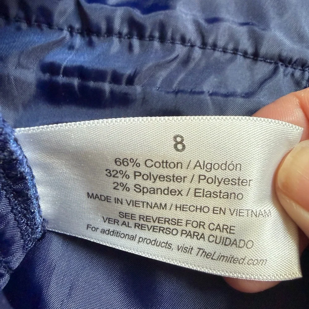 The Limited Navy Blue Tailored Shorts – Size 8